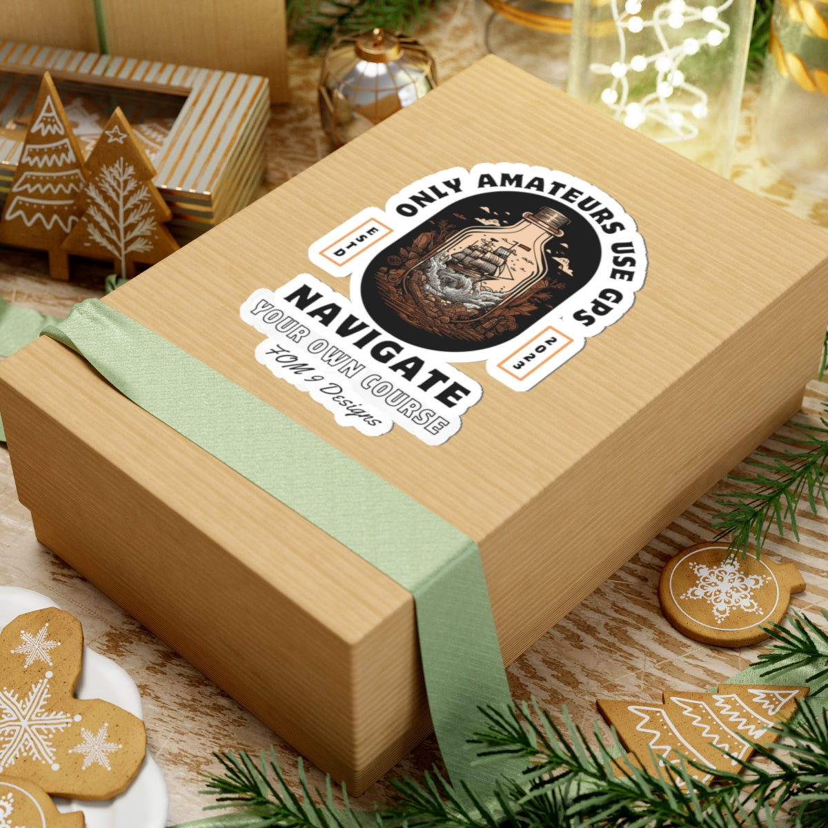 "Only Amateurs Use GPS" FOM 9 Sticker