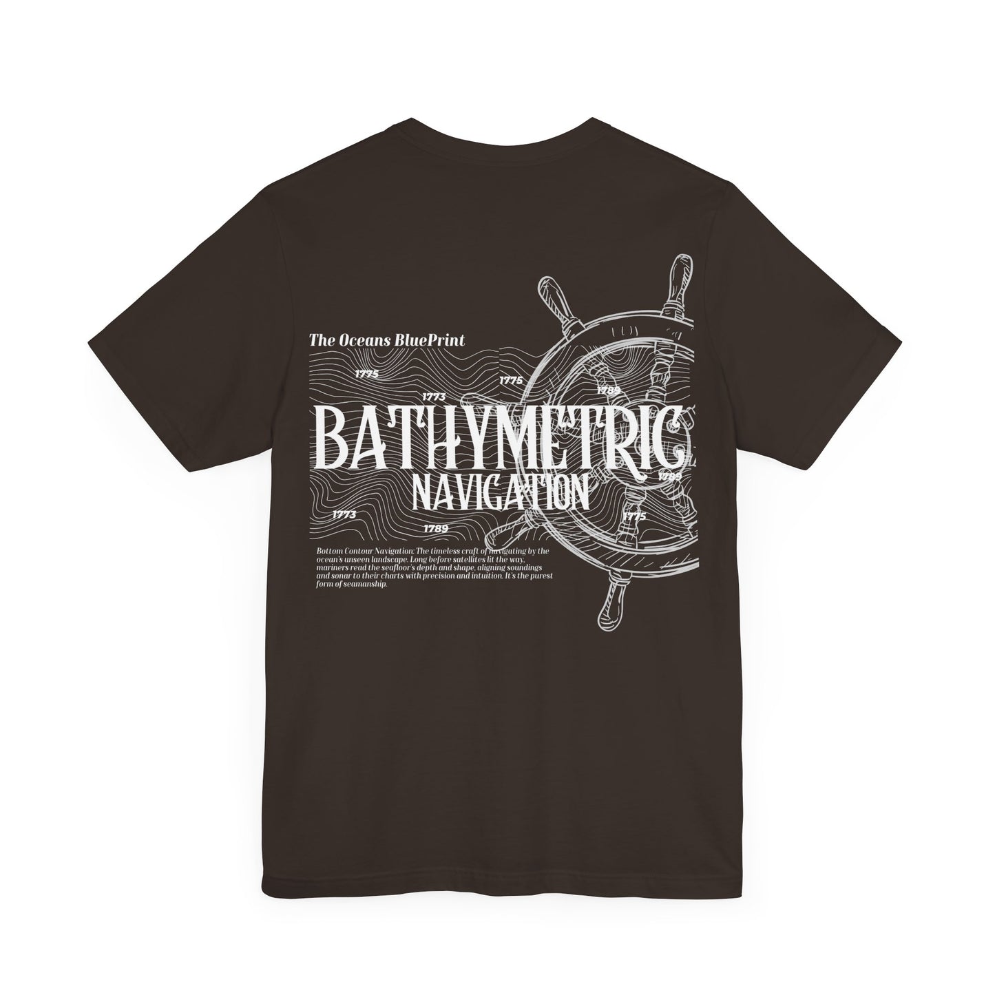 Bathymetric Navigation FOM 9 Graphic Tee