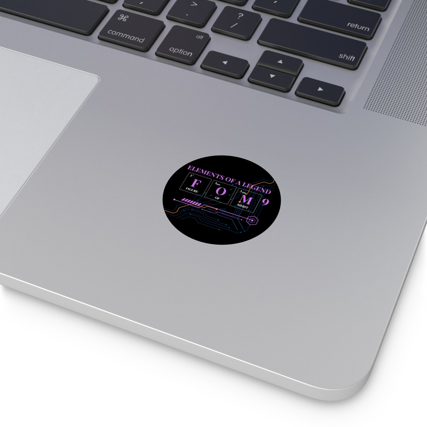 Elements of a Legend FOM9 Round Vinyl Sticker