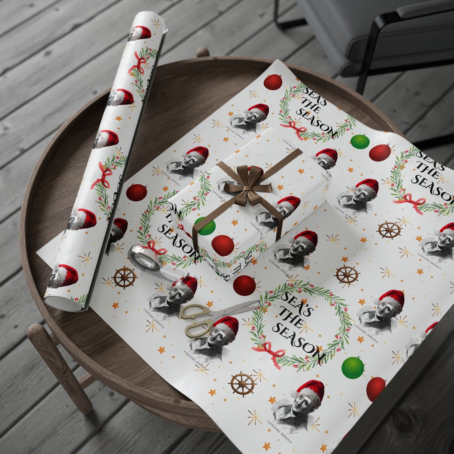 Bowditch FOM 9 Holiday Wrapping Paper