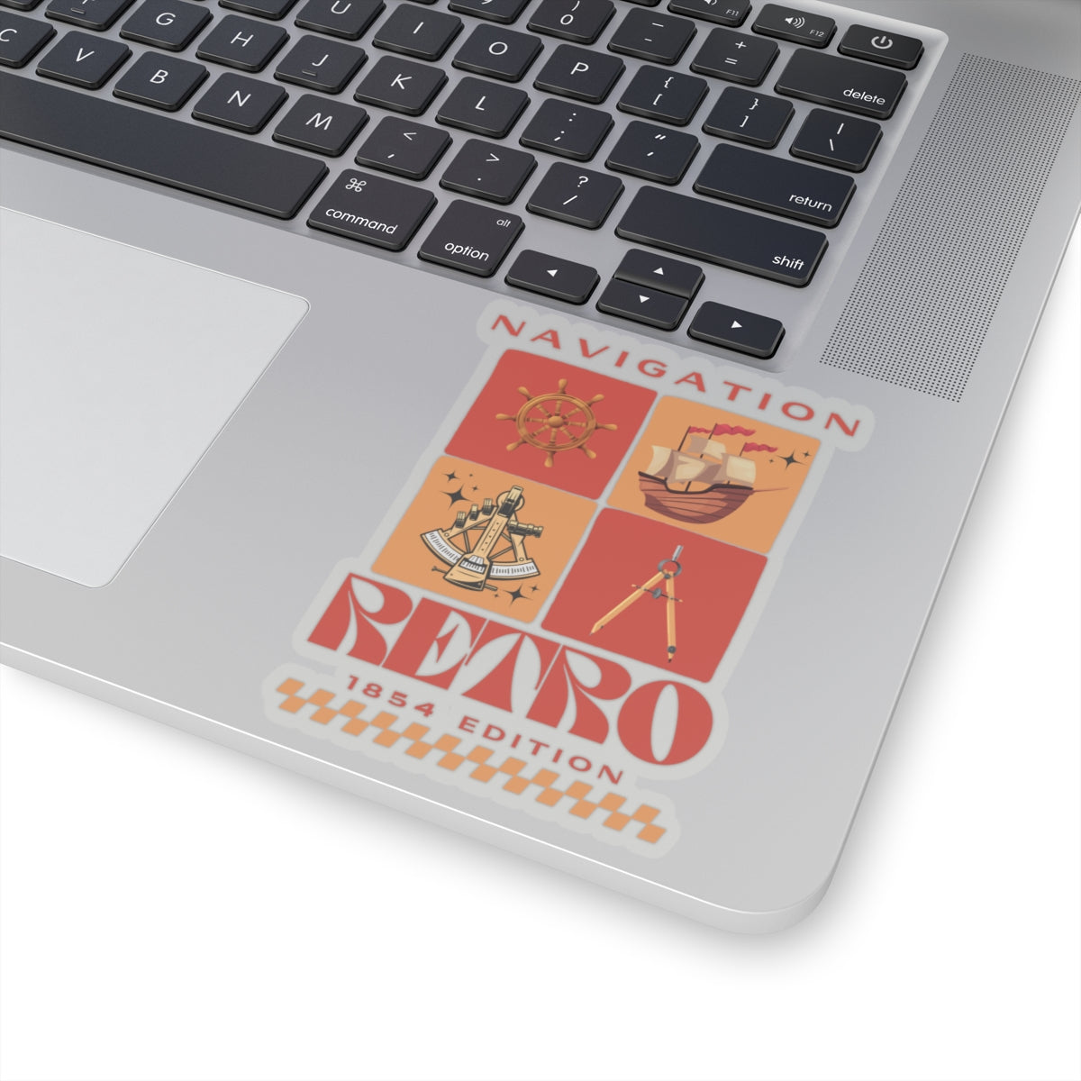 Retro Navigation FOM 9 Sticker - 1854 Edition