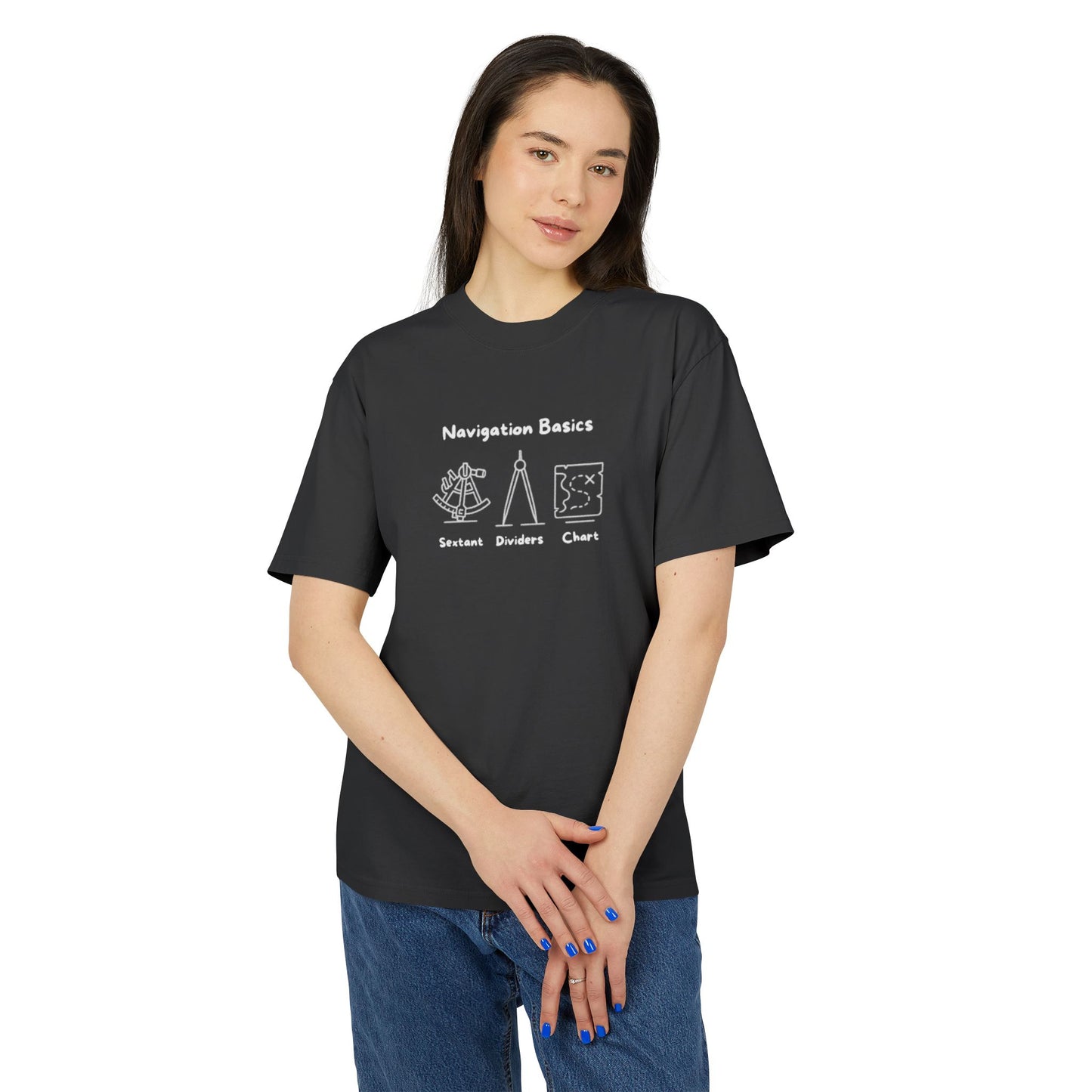 Navigation Basics FOM 9 Heavy Faded Tee