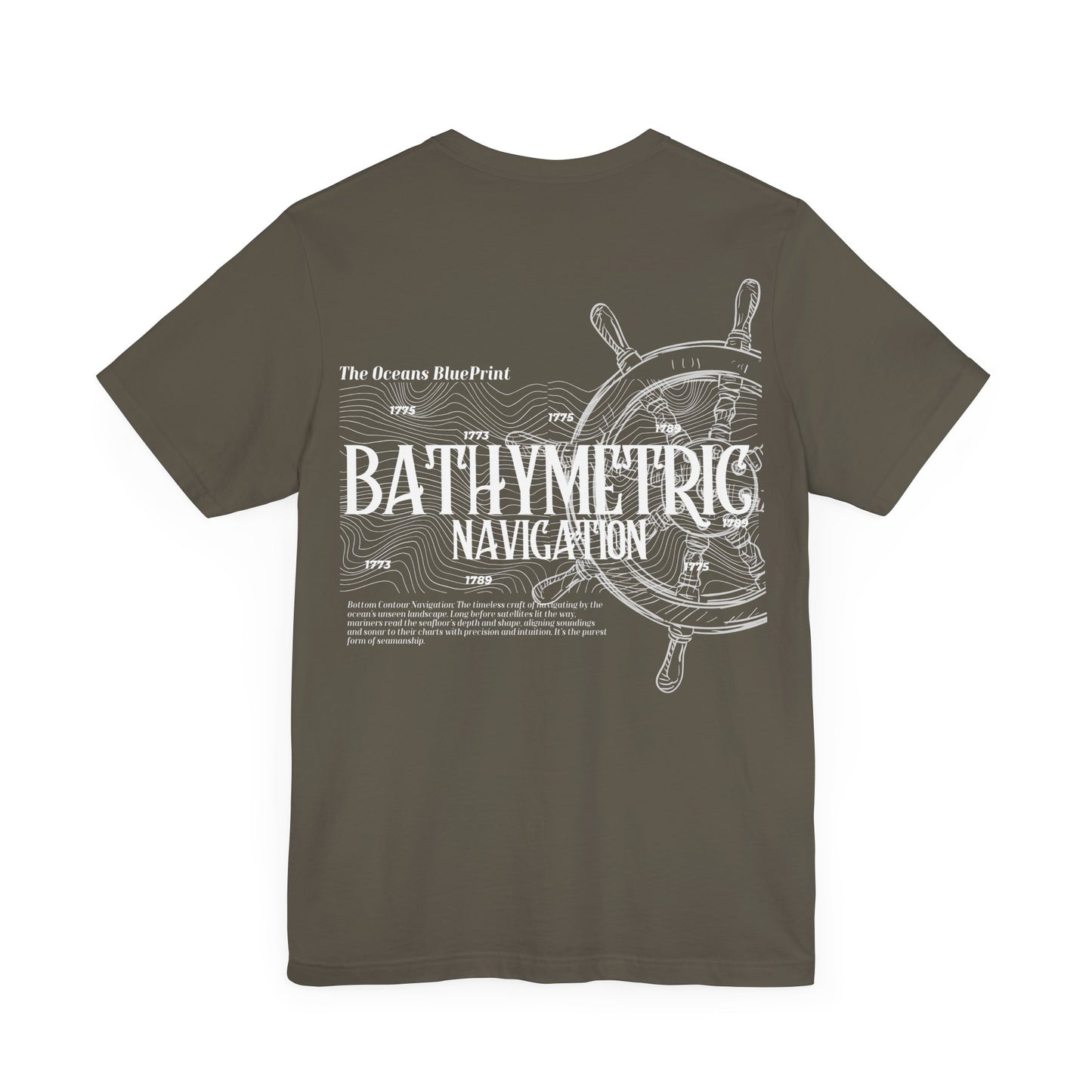 Bathymetric Navigation FOM 9 Graphic Tee