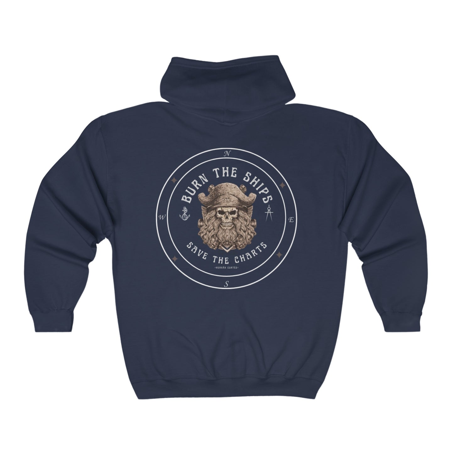 Burn the Ships FOM9 Zip Hooded Sweatshirt