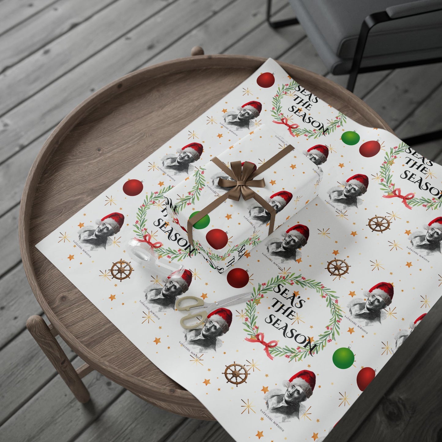 Bowditch FOM 9 Holiday Wrapping Paper