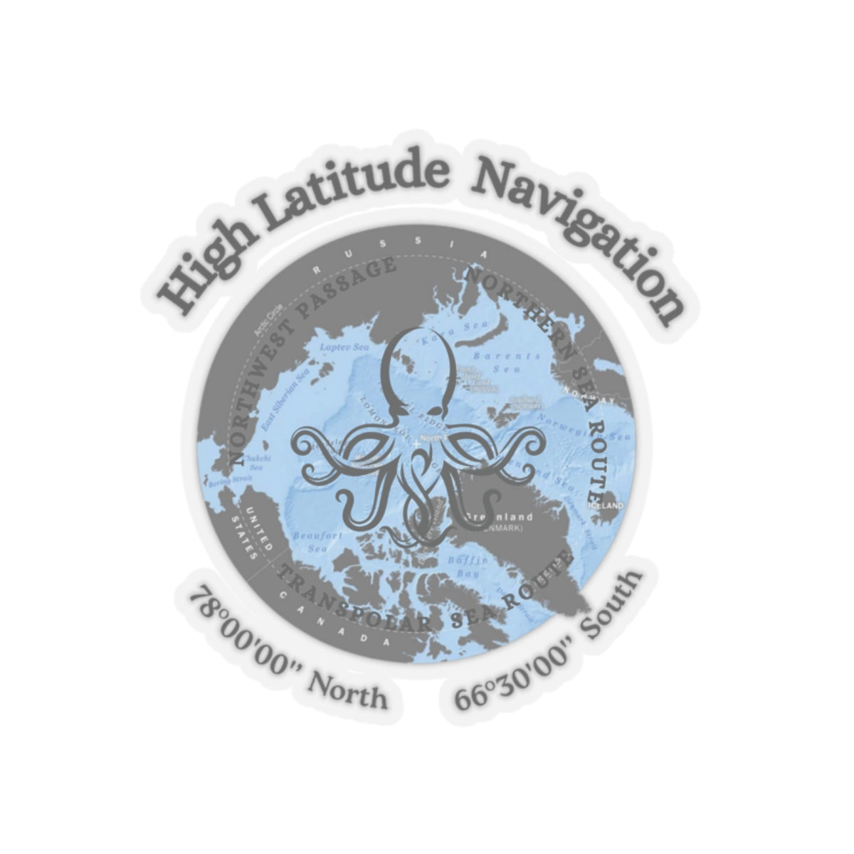High Latitude Navigation FOM 9 Stickers