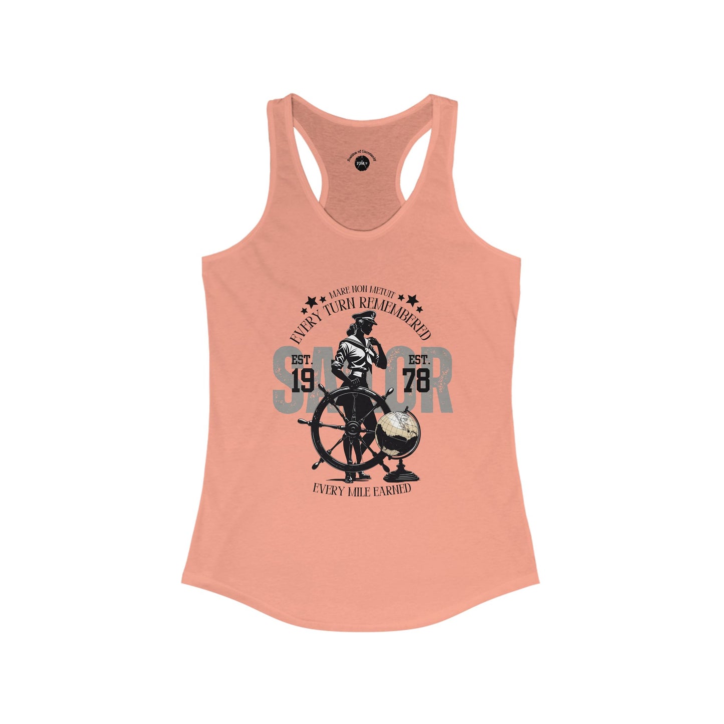 Sailor 1978 FOM 9 Women's Racerback Tank