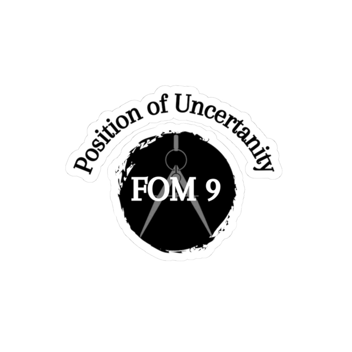 FOM 9 Logo Sticker