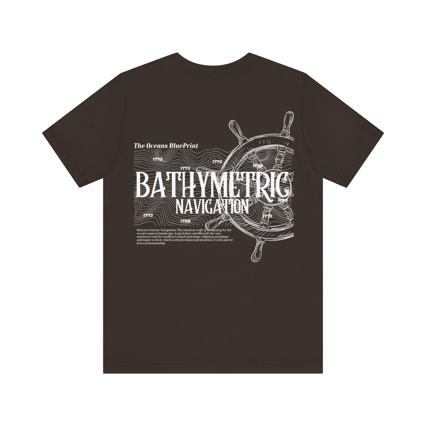 Bathymetric Navigation FOM 9 Graphic Tee