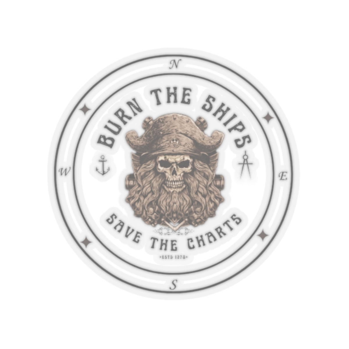 Burn the Ships - Save the Charts FOM9 Sticker