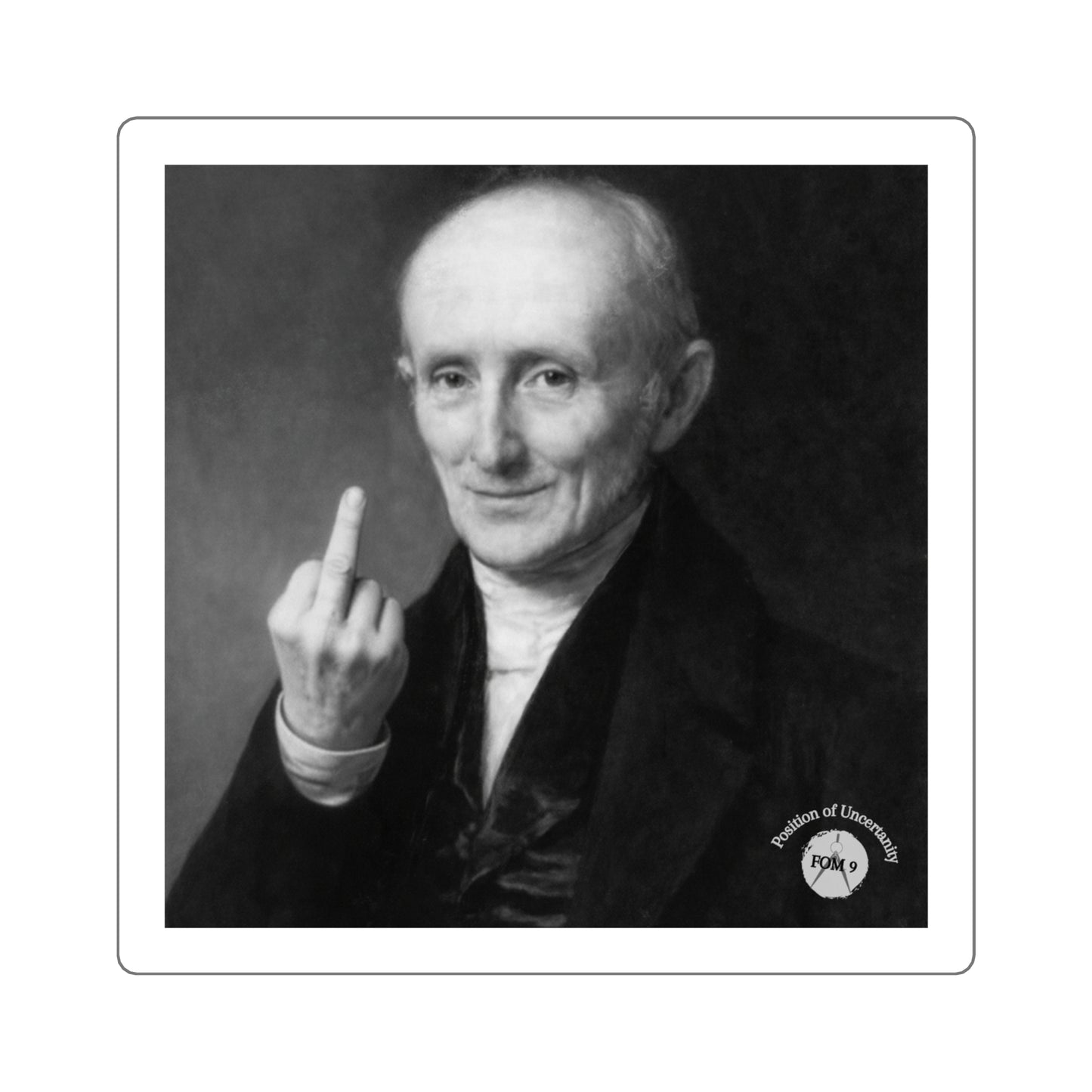 Bowditch FOM 9 Square Sticker