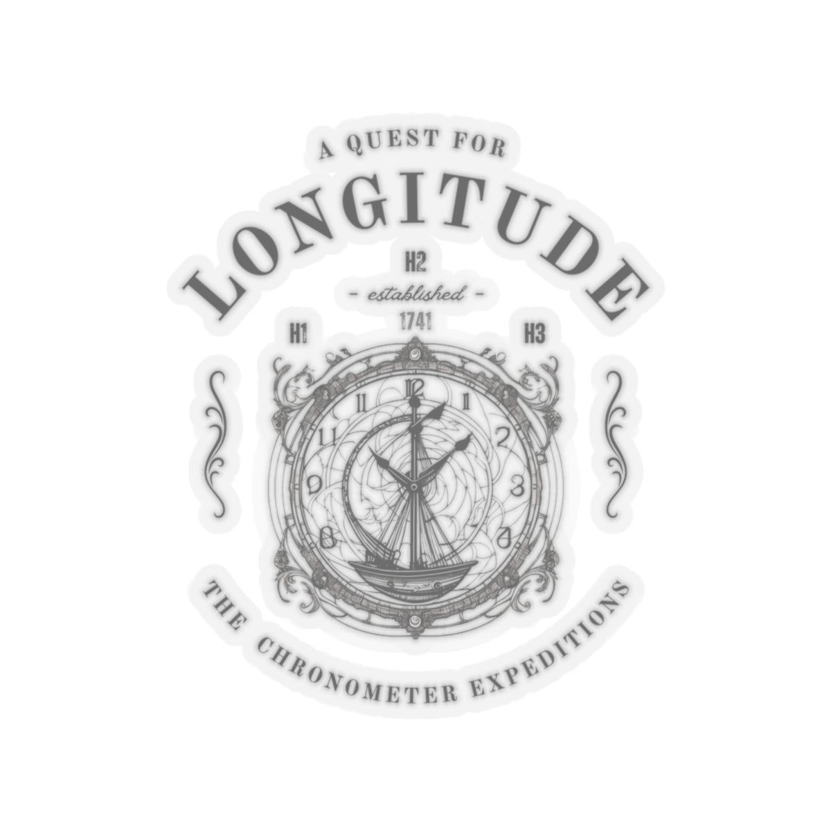 The Longitude Explorers FOM 9 Kiss-Cut Stickers