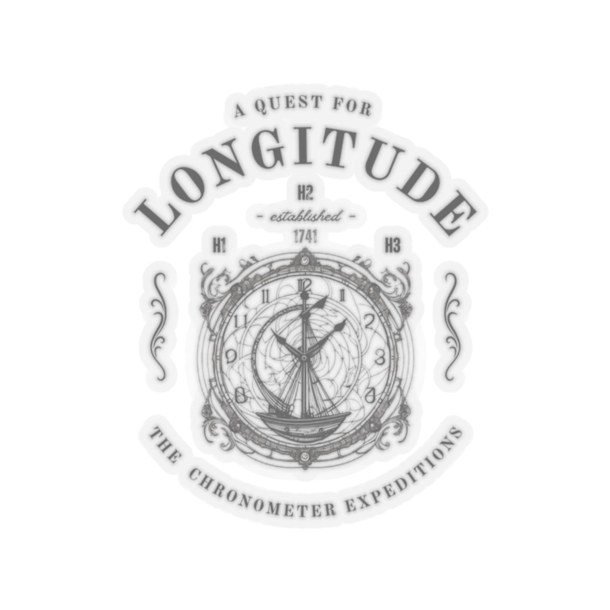 The Longitude Explorers FOM 9 Kiss-Cut Stickers