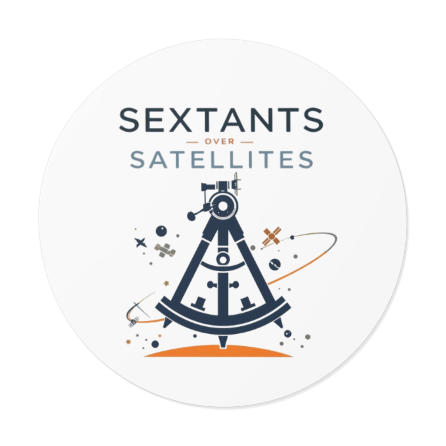 Sextants over Satellites FOM9 Vinyl Sticker
