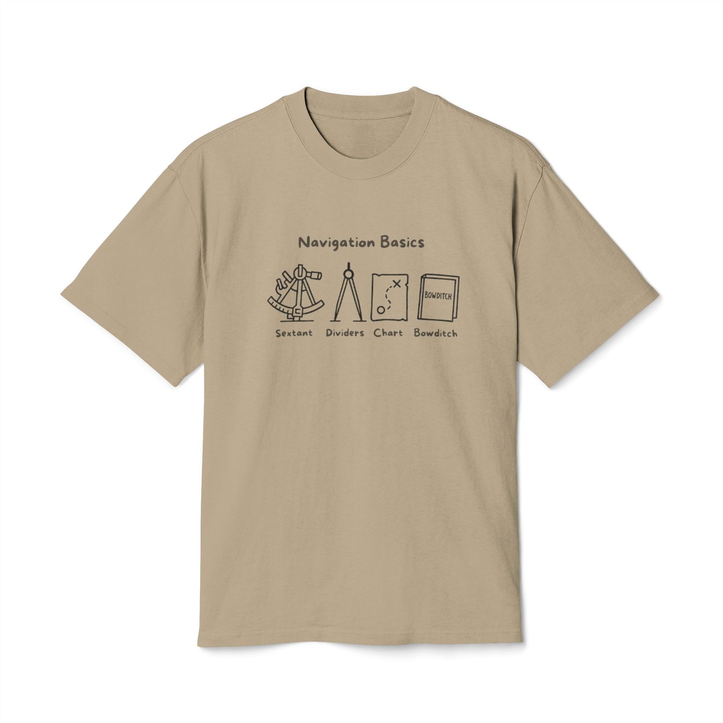 Navigation Basics FOM 9 Heavy Faded Tee