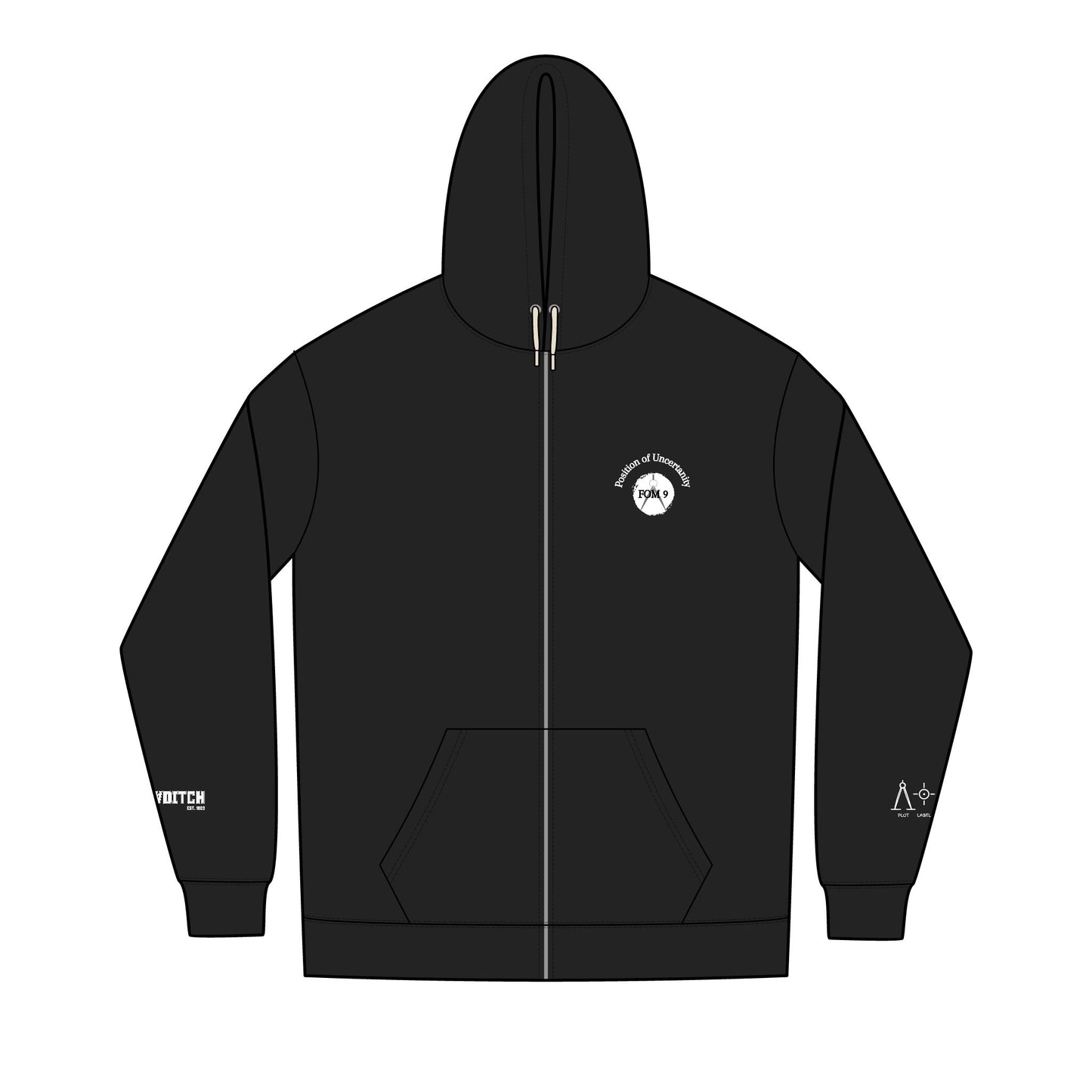 Sextants over Satellites FOM 9 Full-Zip Hoodie