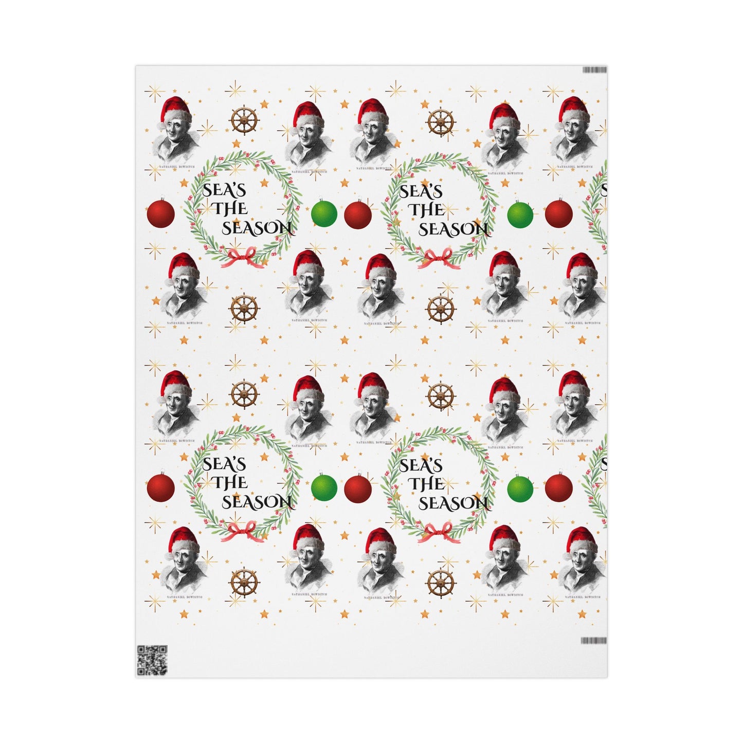 Bowditch FOM 9 Holiday Wrapping Paper