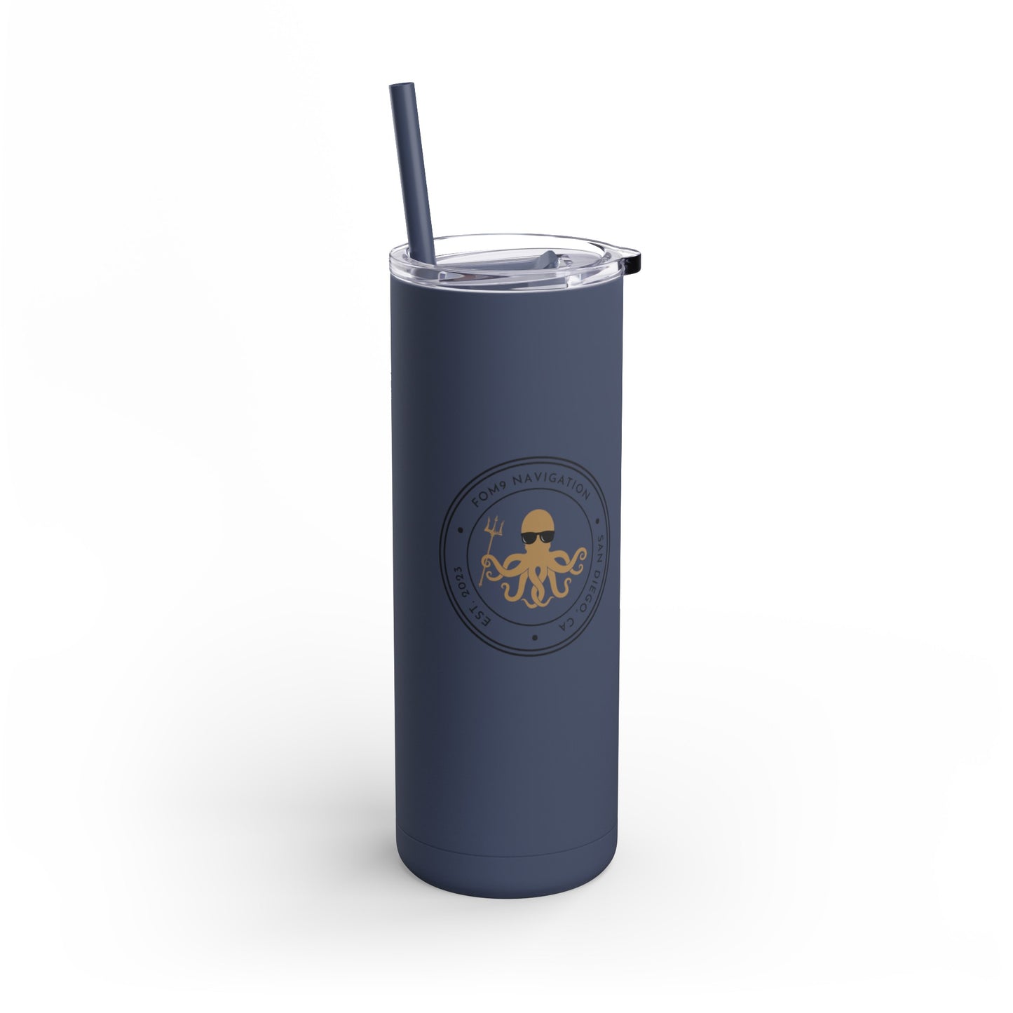 "Burn the Ships, Save the Charts" FOM9 20oz Tumbler