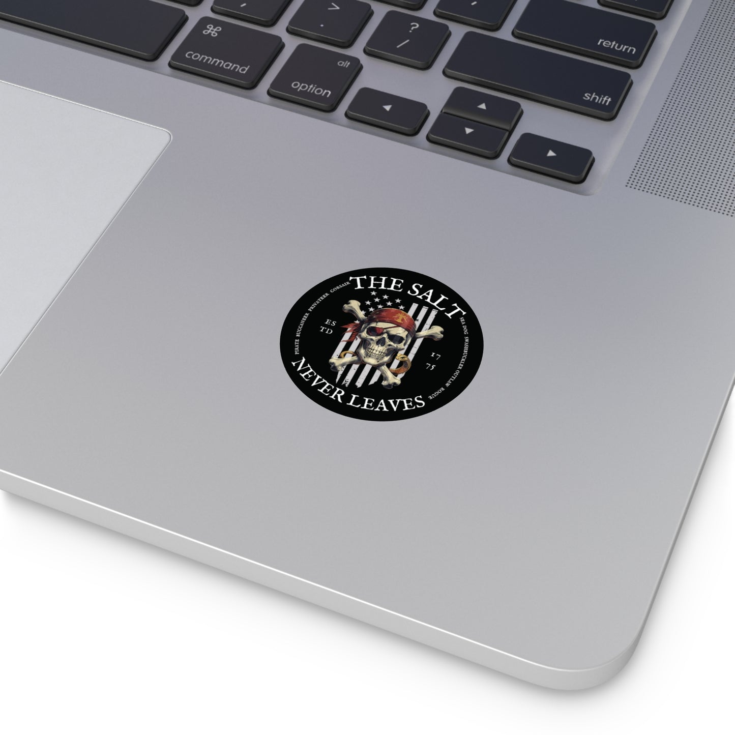 The Salt Never Leaves FOM 9 Round Vinyl Sticker