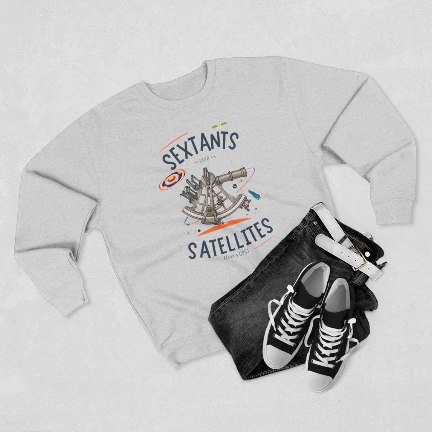 Sextants over Satellites FOM 9 Sweatshirt