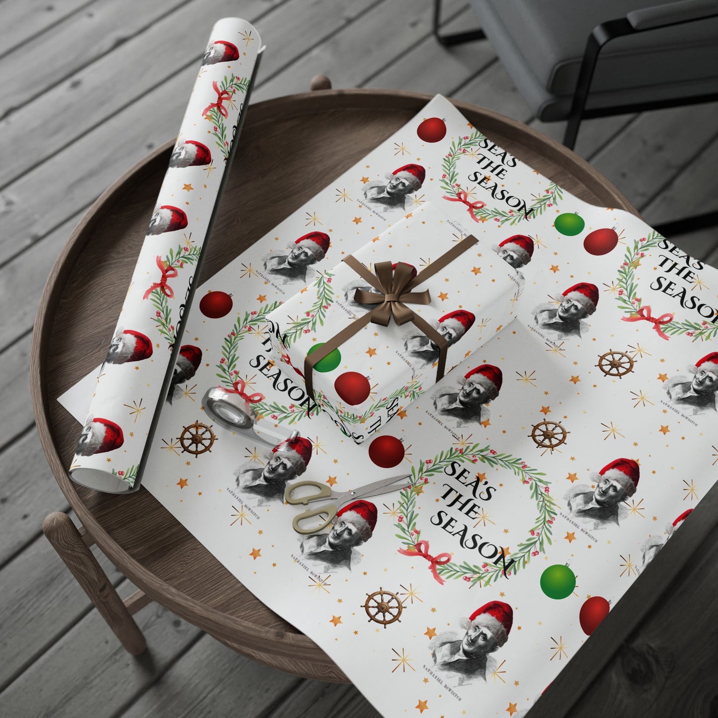 Bowditch FOM 9 Holiday Wrapping Paper