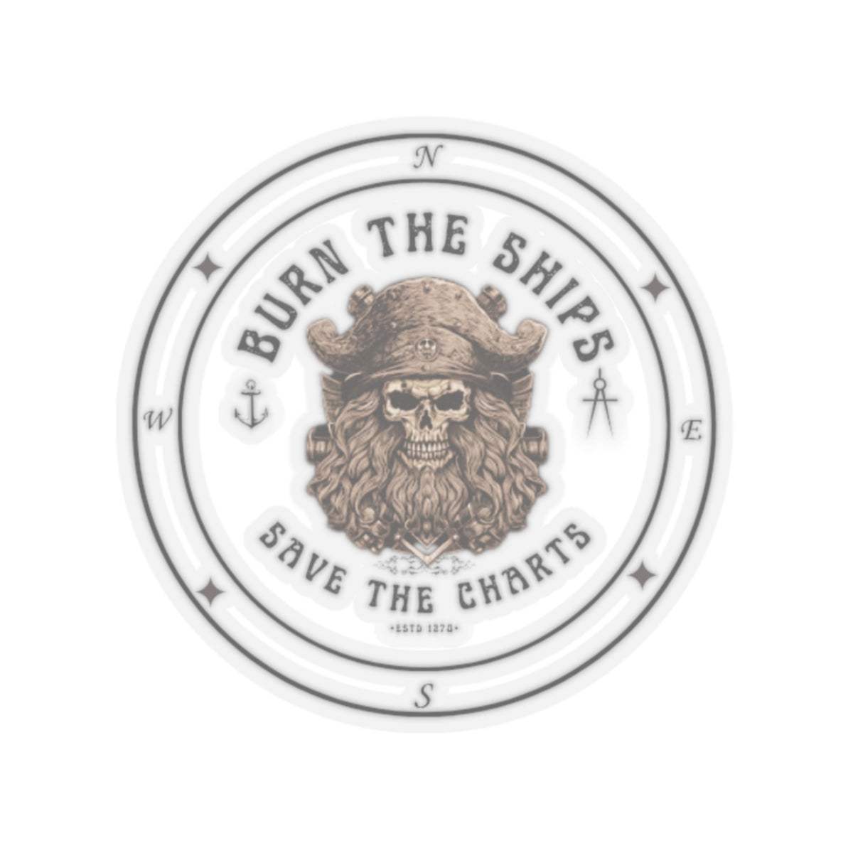 Burn the Ships - Save the Charts FOM9 Sticker