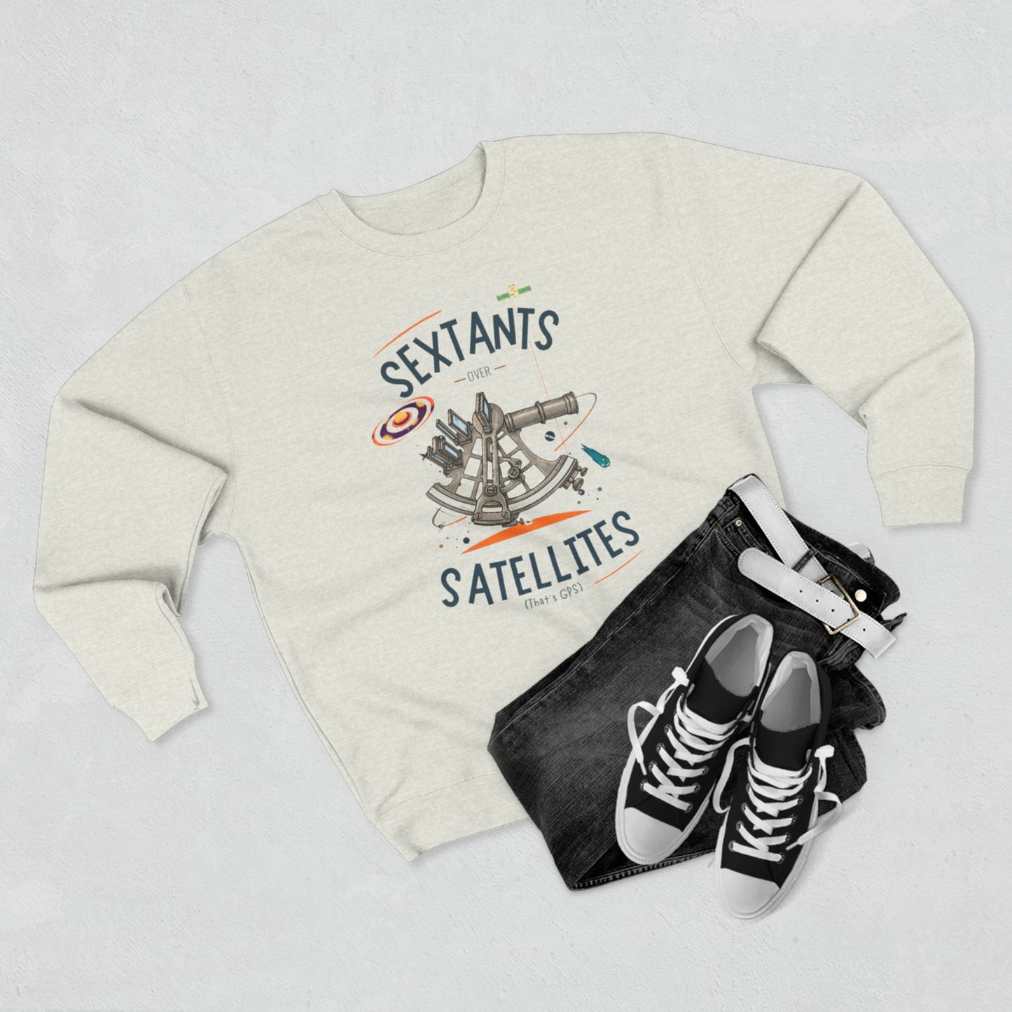 Sextants over Satellites FOM 9 Sweatshirt