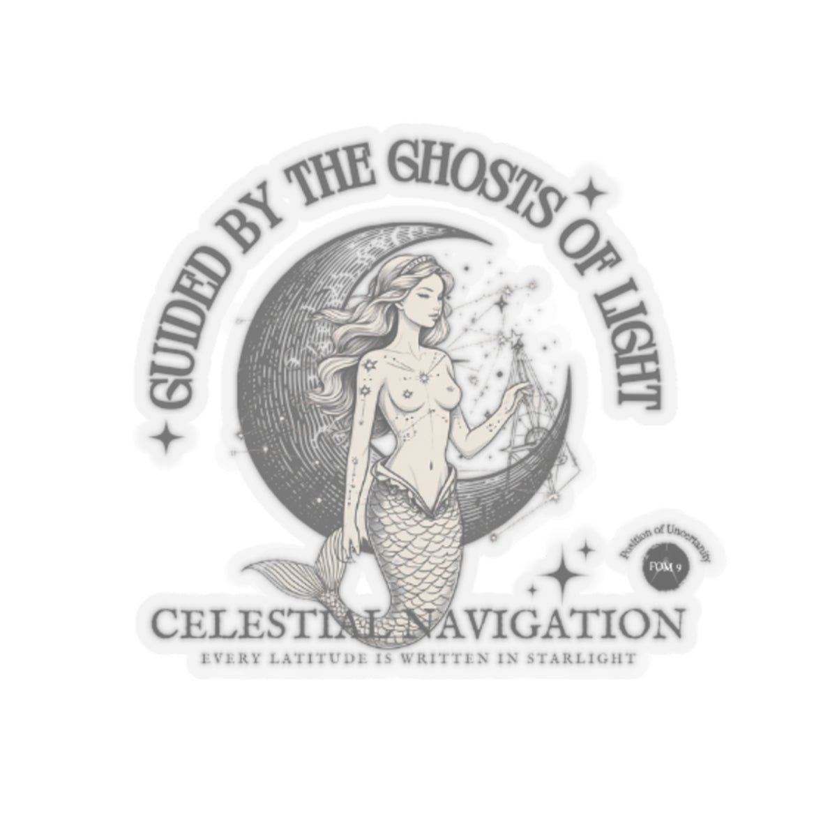 Guided by the Ghosts of Light FOM 9 Sticker