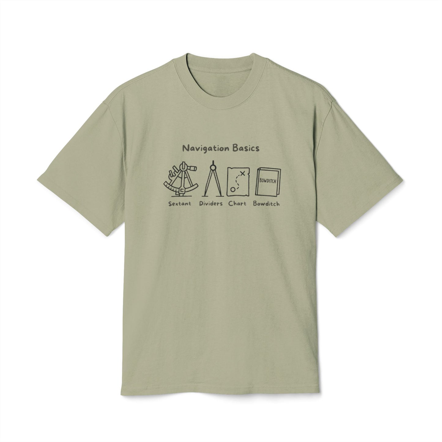 Navigation Basics FOM 9 Heavy Faded Tee