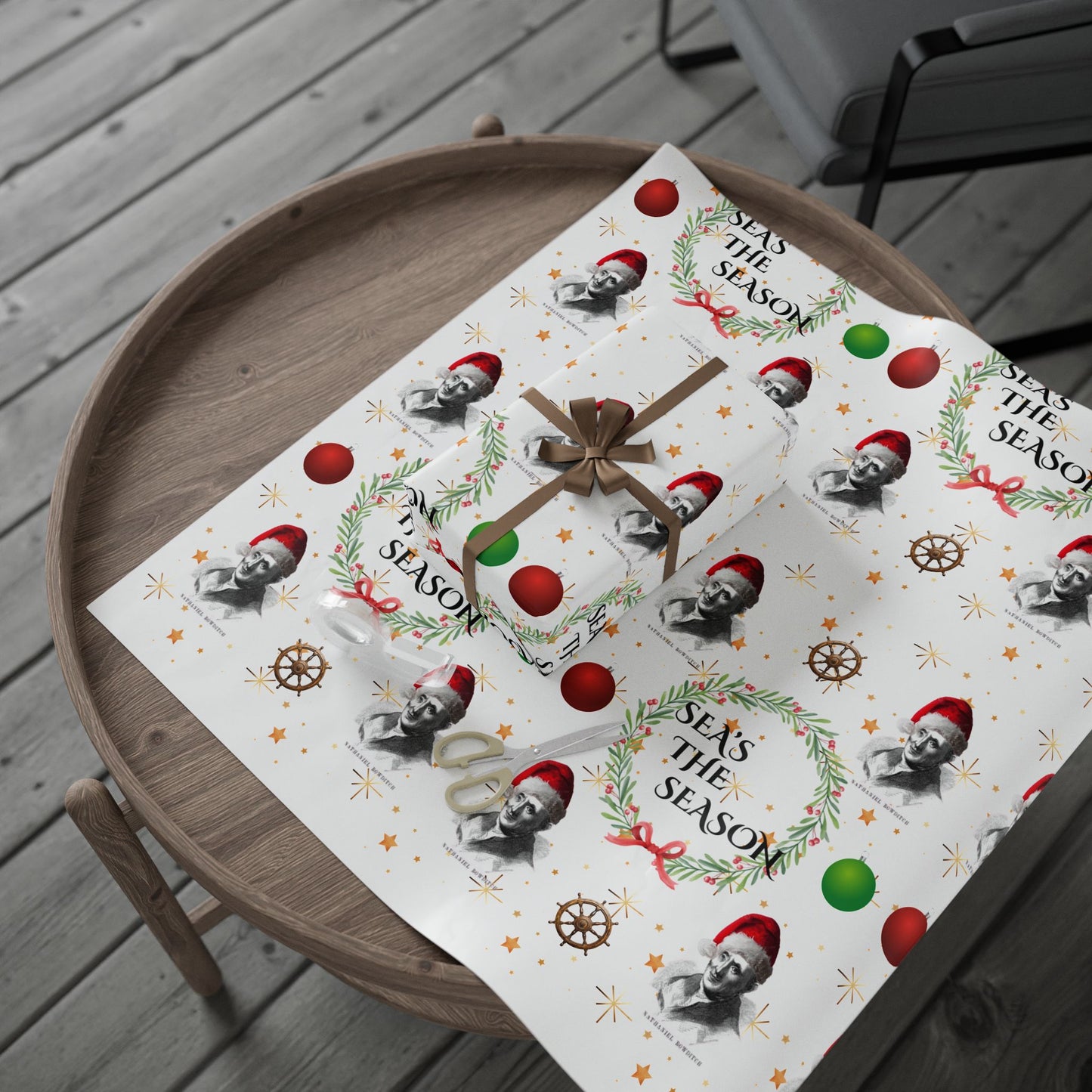 Bowditch FOM 9 Holiday Wrapping Paper