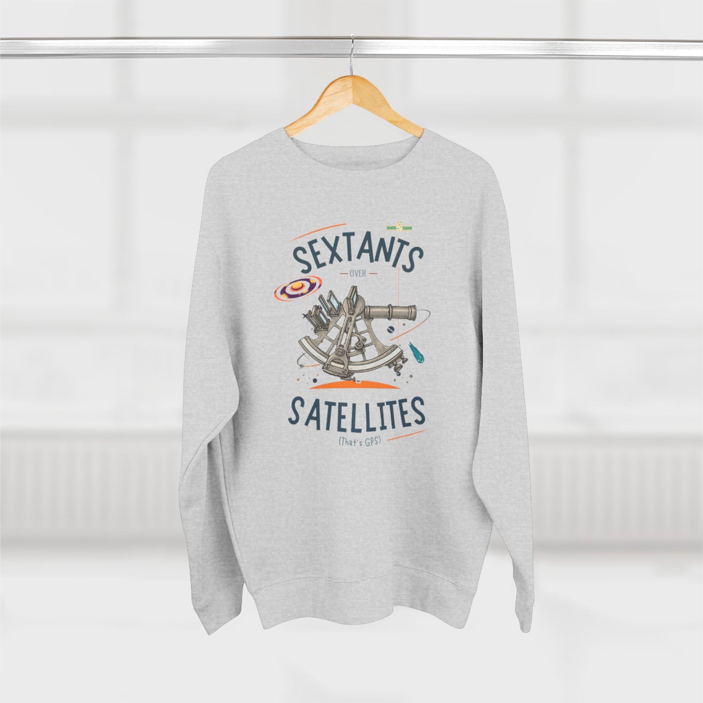 Sextants over Satellites FOM 9 Sweatshirt