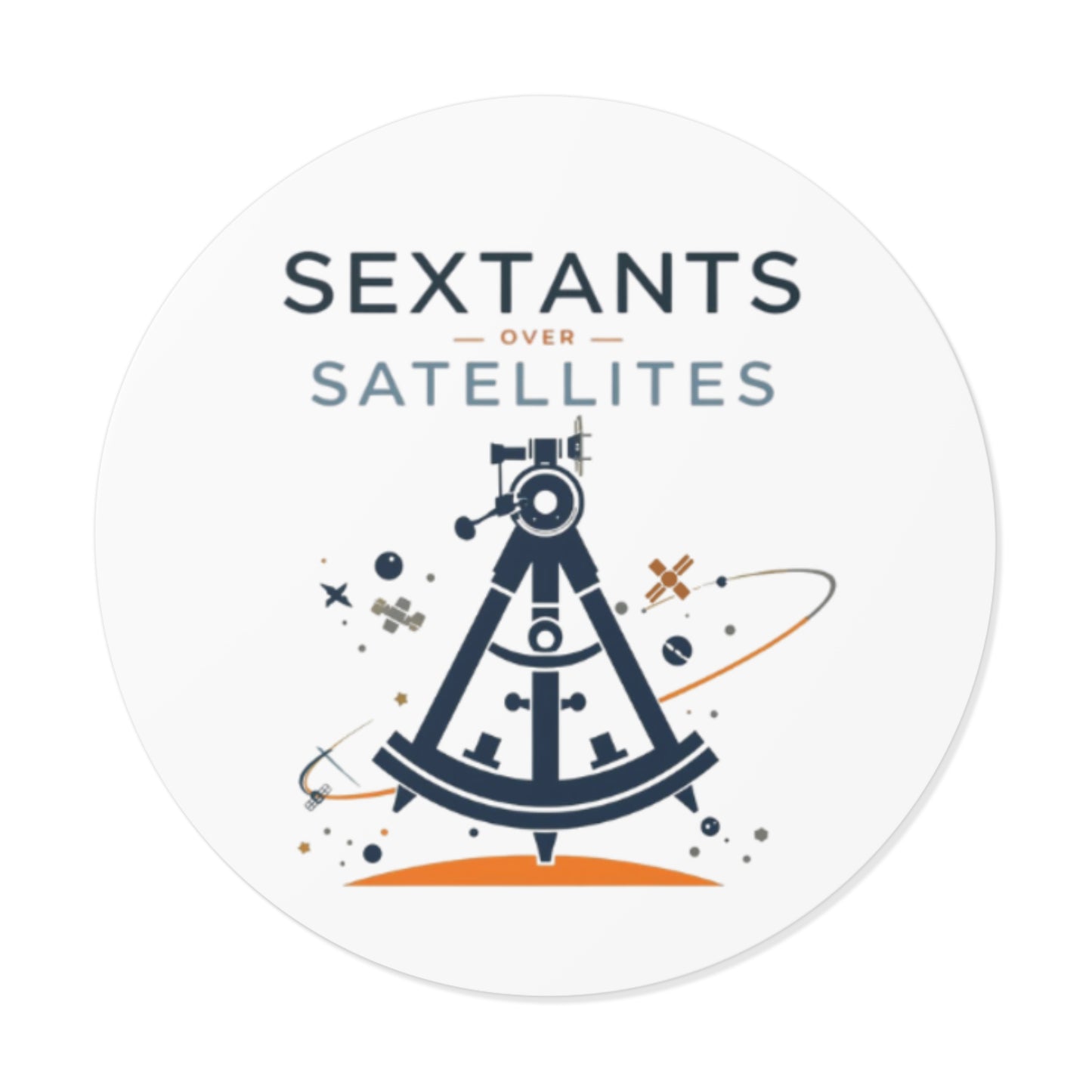 Sextants over Satellites FOM9 Vinyl Sticker