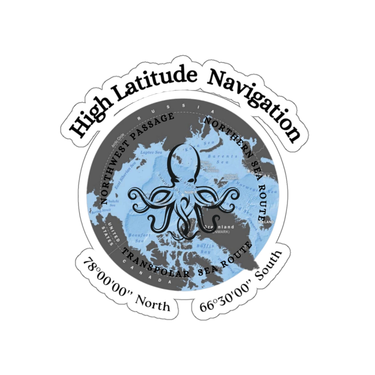 High Latitude Navigation FOM 9 Stickers