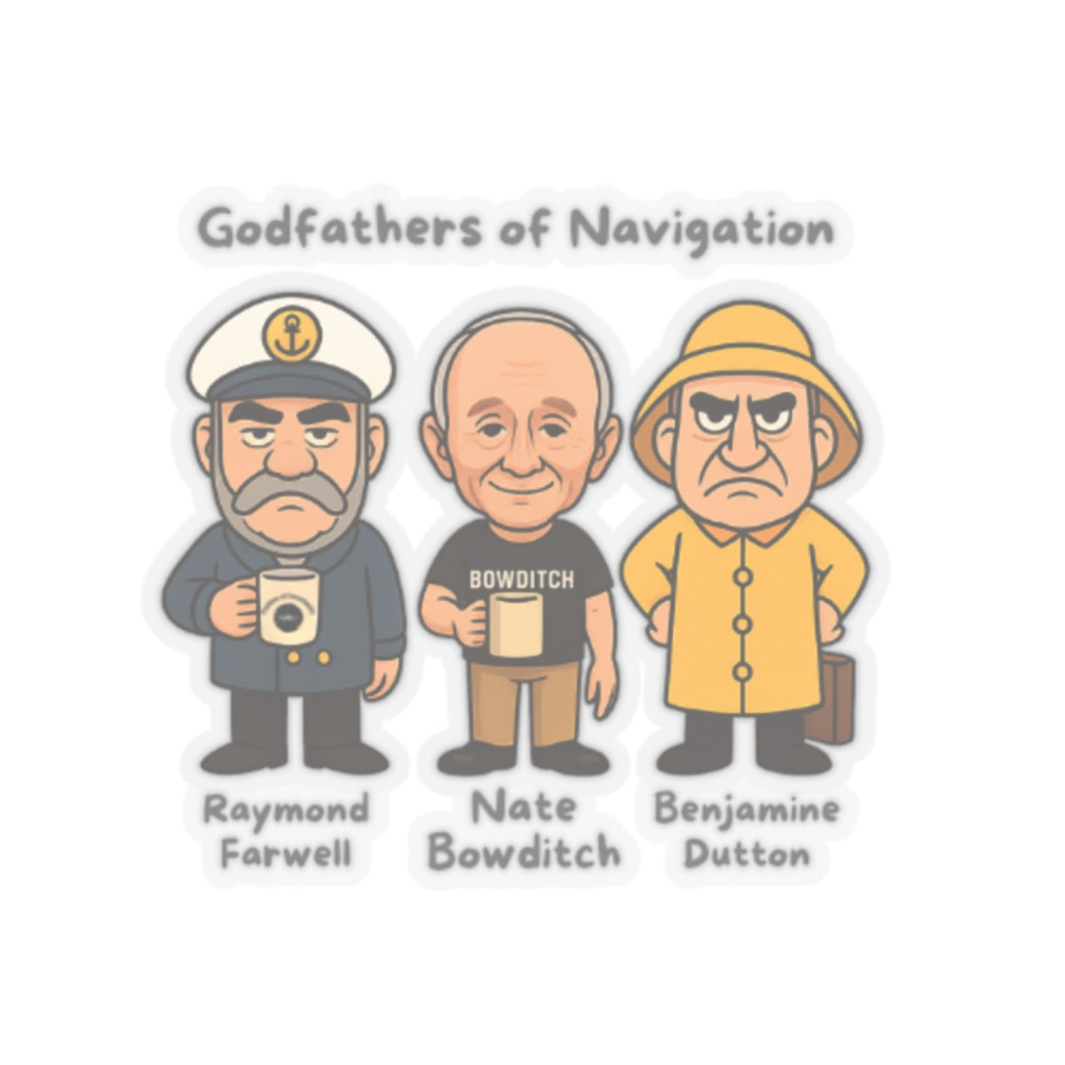 Godfathers of Navigation FOM 9 Stickers