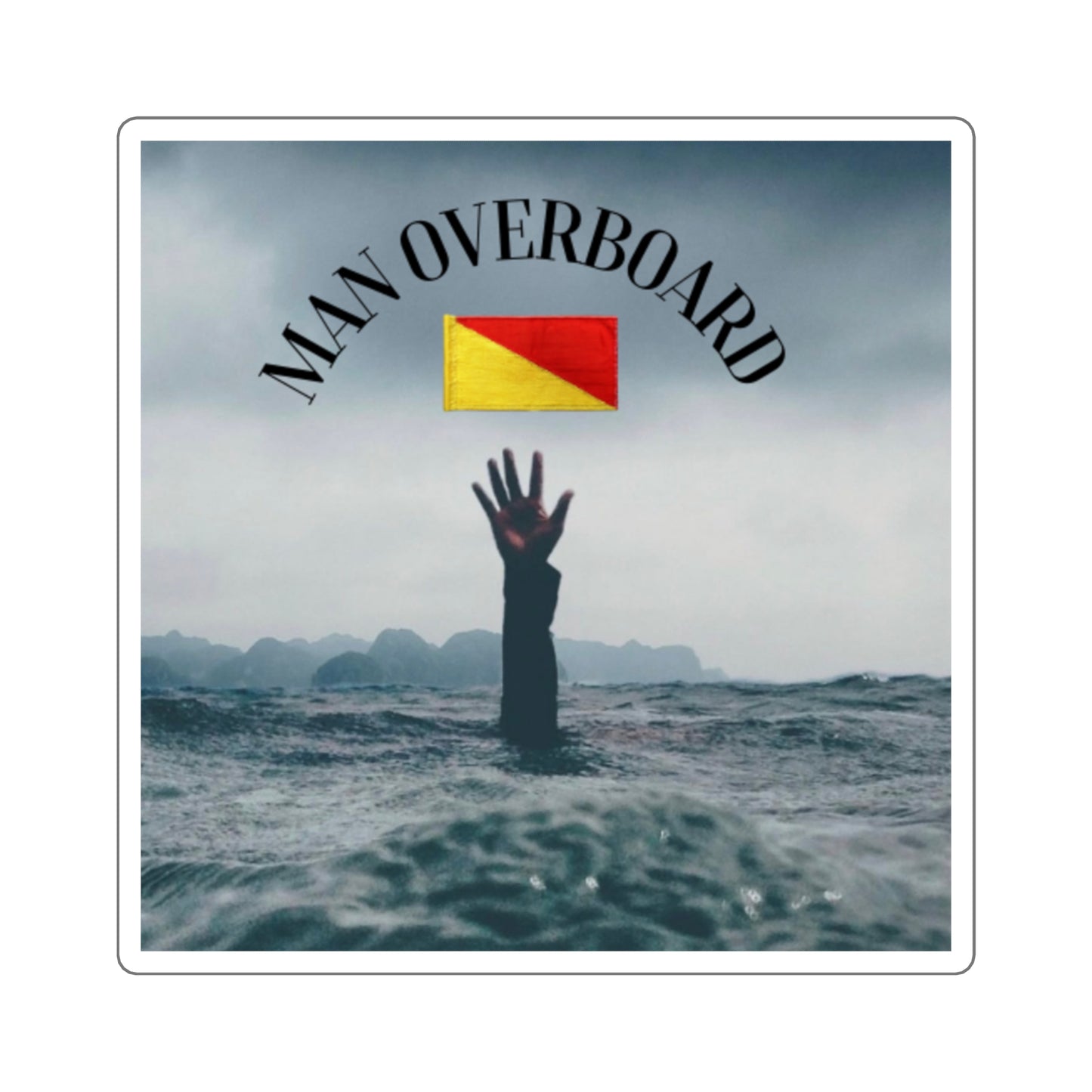 Man Overboard FOM 9 Sticker