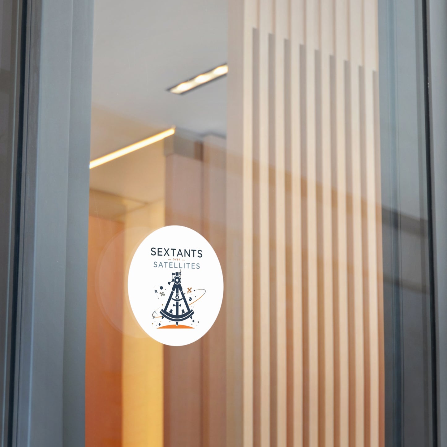 Sextants over Satellites FOM9 Vinyl Sticker