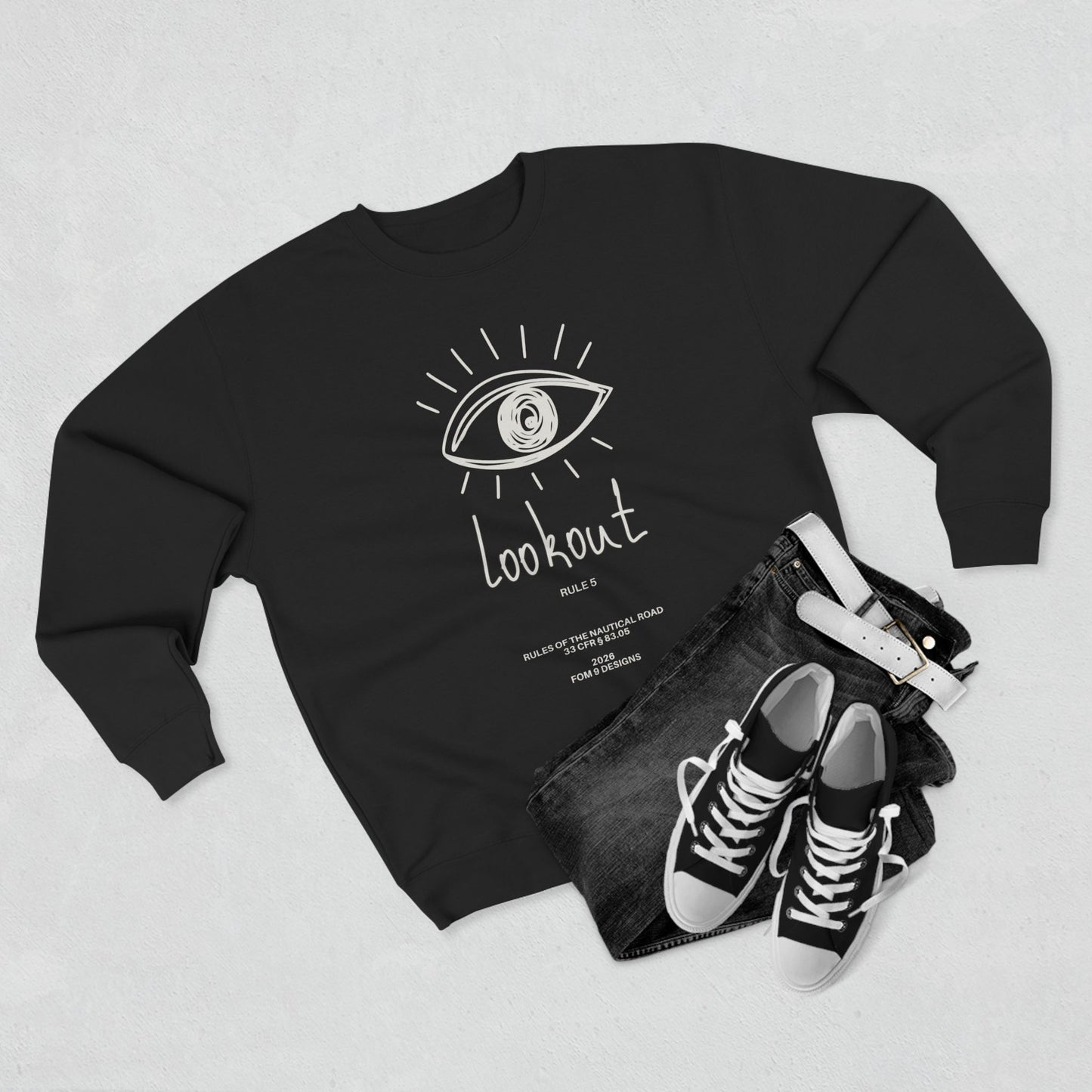 Lookout Rule 5 FOM 9 Crewneck Sweatshirt