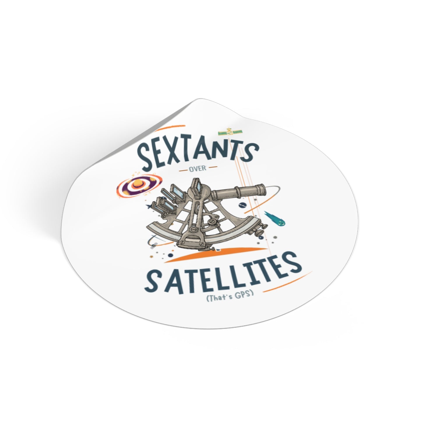 Sextants over Satellites V2 FOM9 Vinyl Stickers