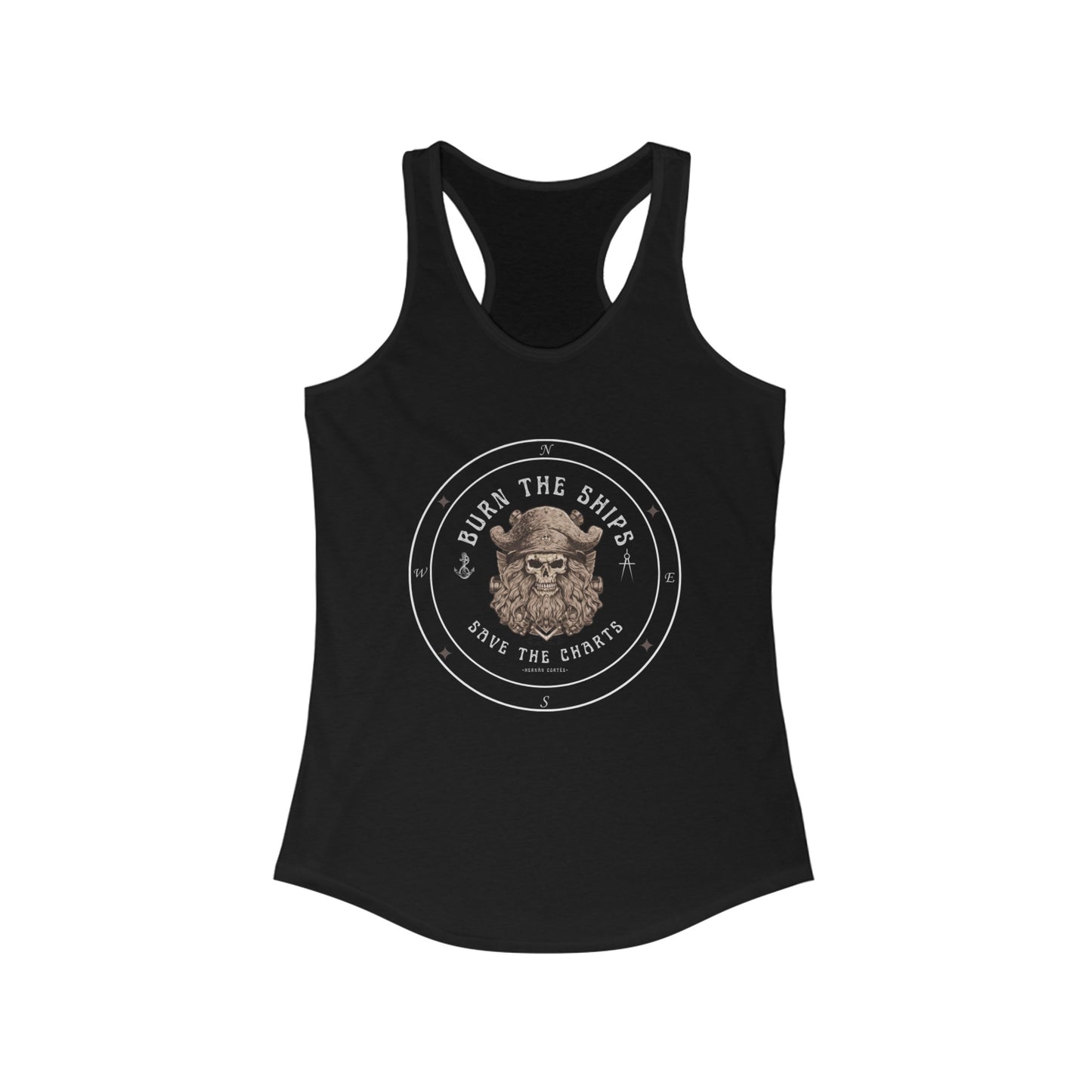 Burn the Ships FOM 9 Racerback Tank