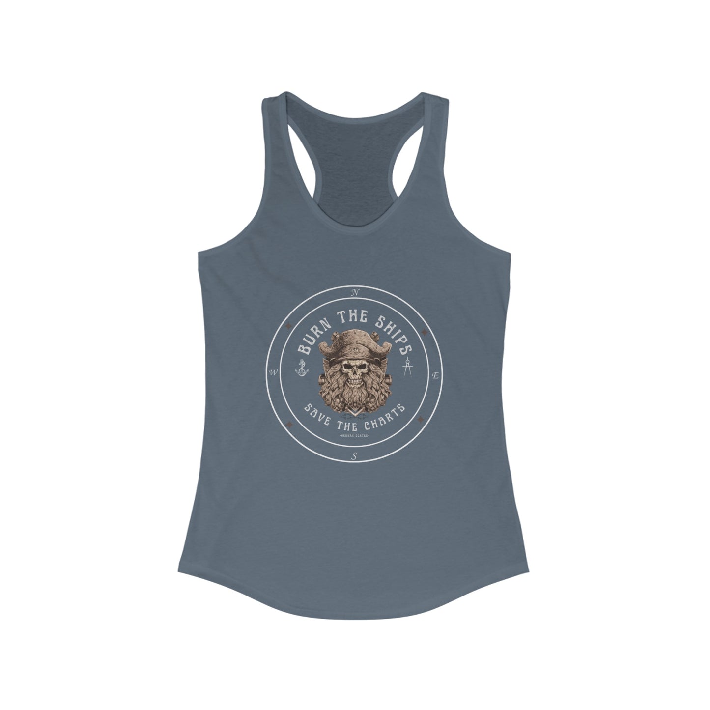 Burn the Ships FOM 9 Racerback Tank