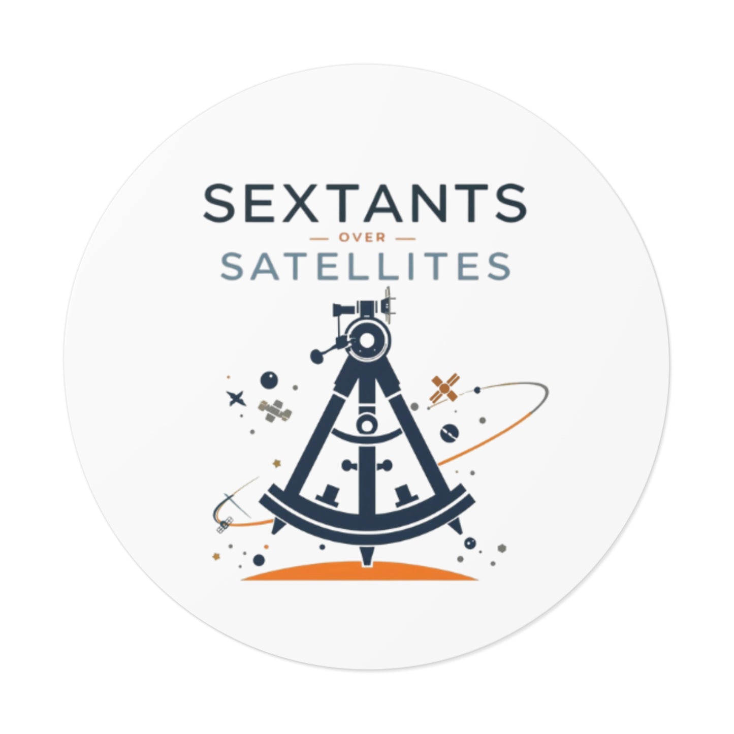 Sextants over Satellites FOM9 Vinyl Sticker