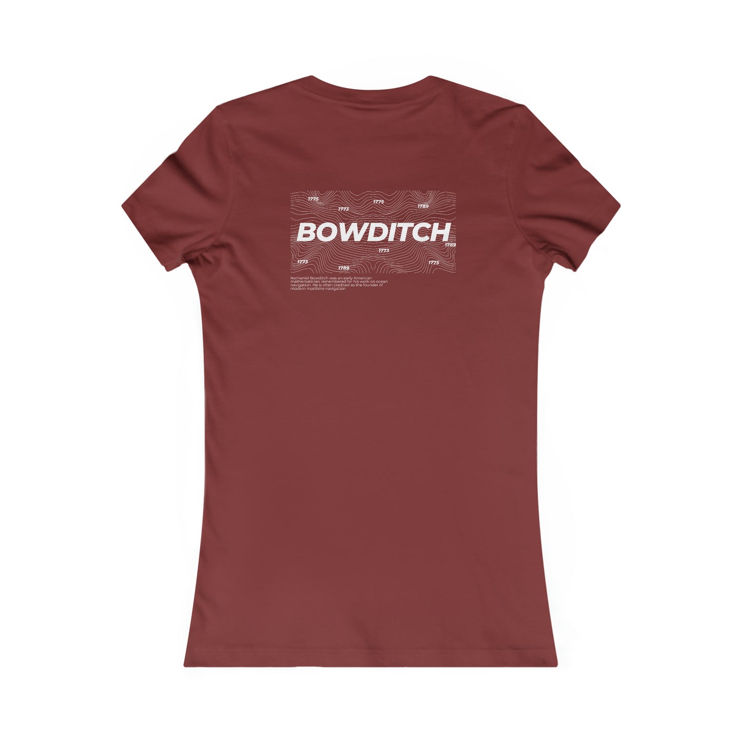 Bowditch's Bathymetric Navigation Women's Graphic Tee