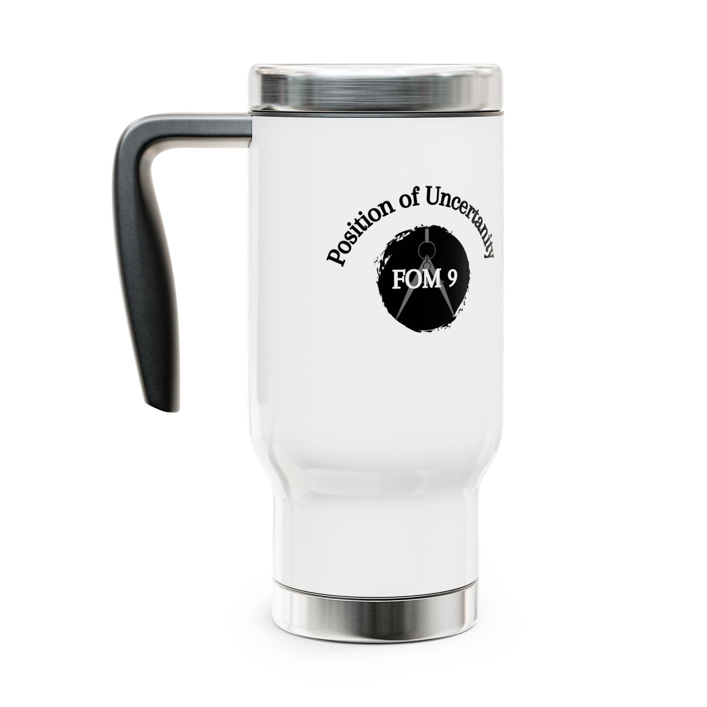 The Devil and the Deep Blue Sea FOM 9 - Stainless Steel Travel Mug with Handle, 14oz