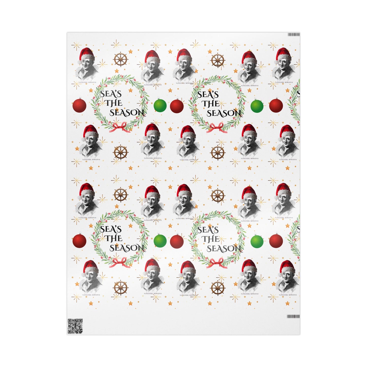 Bowditch FOM 9 Holiday Wrapping Paper