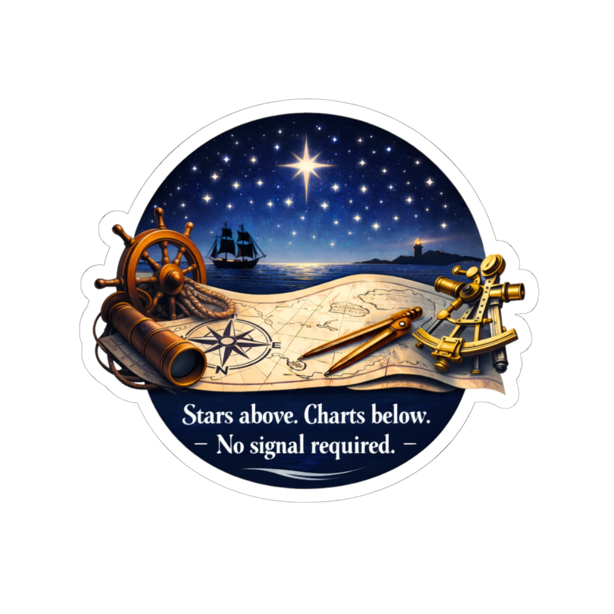 Stars Above - Charts Below FOM 9 Sticker