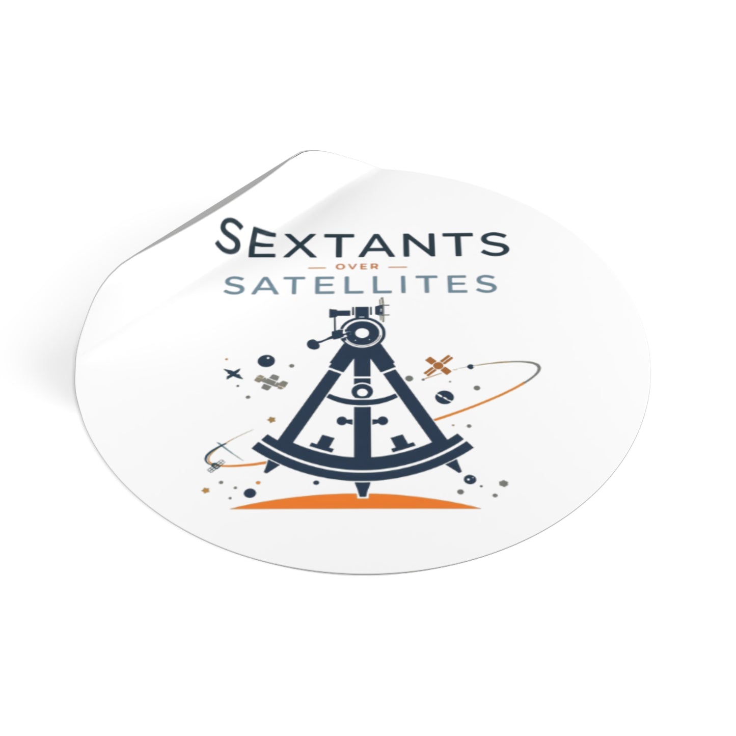 Sextants over Satellites FOM9 Vinyl Sticker