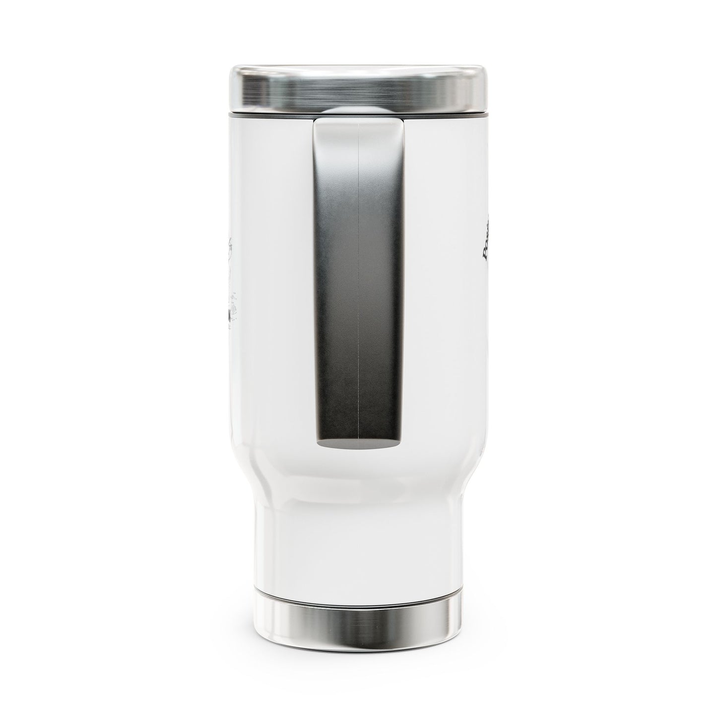 Bowditch FOM 9 - Stainless Steel Travel Mug with Handle, 14oz