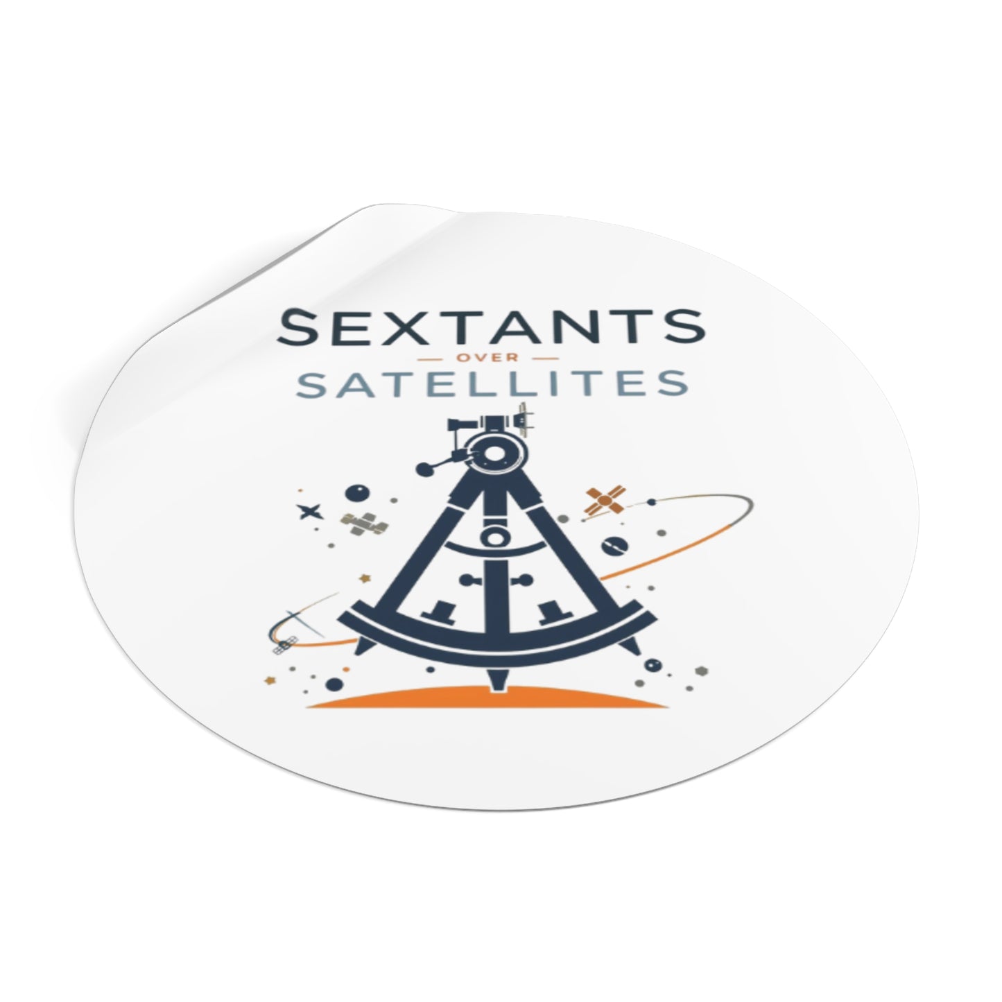 Sextants over Satellites FOM9 Vinyl Sticker
