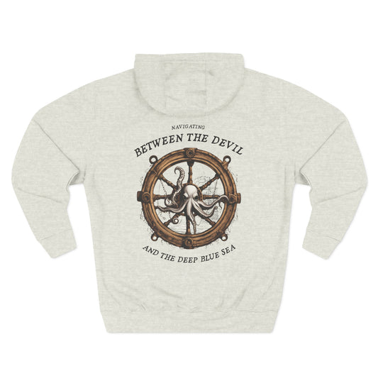 Between the Devil and the Deep Blue Sea FOM 9 Fleece Hoodie