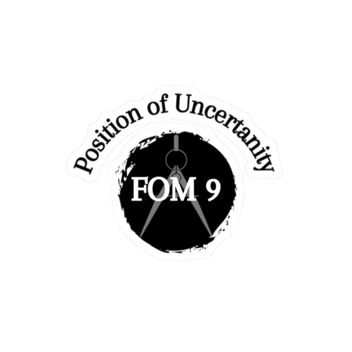 FOM 9 Logo Sticker